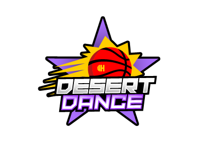 Hype Her Hoops Desert Dance 2025 logo