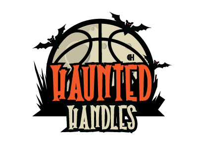 Hype Her Hoops Haunted Handles 2024 logo