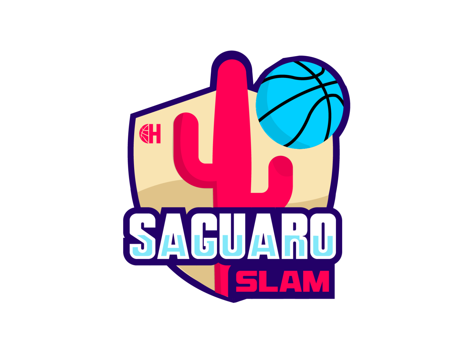 Hype Her Hoops Saguaro Slam 2025 logo